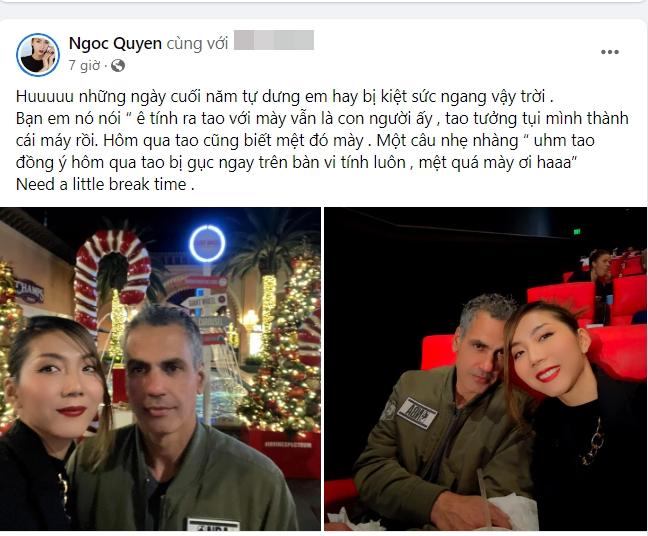 Ngọc Quyên và bạn trai Tây xưng hô mày - tao gây cười-1