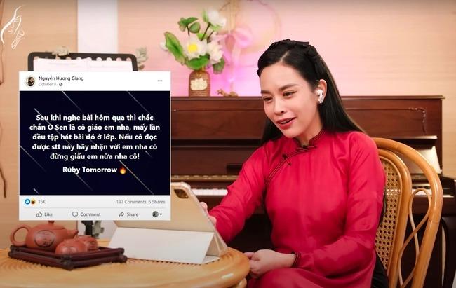 Hương Giang đặt điều cho cô giáo O Sen Ngọc Mai?-2