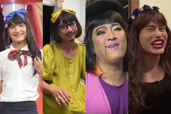 Hứa Minh Đạt và loạt sao nam gây 'ngớ người' khi giả gái