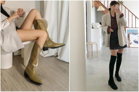 'Hack' chân thon dài nhờ chọn đúng dáng boots