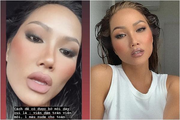 HHen Niê gây hết hồn khi để lộ hàm răng đỏ au be bét-12