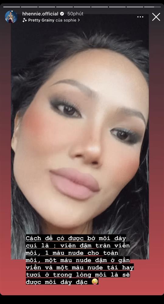 HHen Niê ngầm phủ nhận tin đồn bơm môi dày như Tây-3