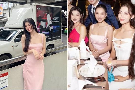 Phương Nhi 'đụng' Tiểu Vy bộ đầm đi đám cưới Đỗ Mỹ Linh