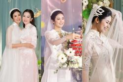 Hoa hậu Ngọc Hân mặc gì trong đám cưới 'không váy cưới'?