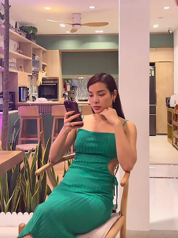 Phương Trinh Jolie bầu bí vẫn nhảy cực sung trên giày cao-8