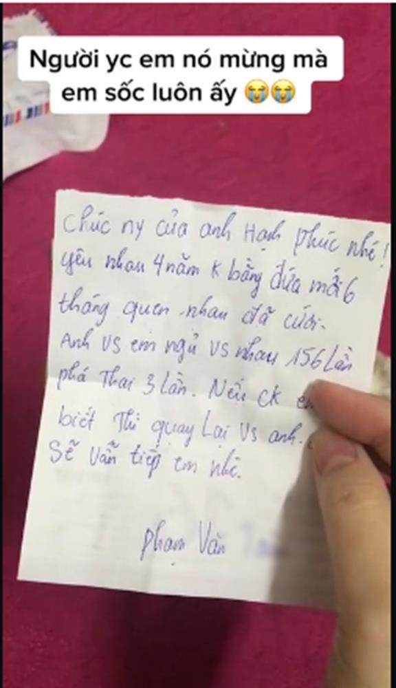 Mời tình cũ dự cưới, cô gái trẻ mất luôn chồng chỉ sau 1 lá thư-2