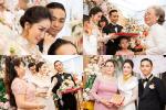 Khánh Thi - Phan Hiển cưới ở nhà thờ, 5 người nâng váy cô dâu-19