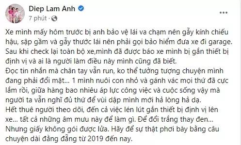 Người mẫu Trà Ngọc Hằng bị gắn thiết bị theo dõi trên xe-6