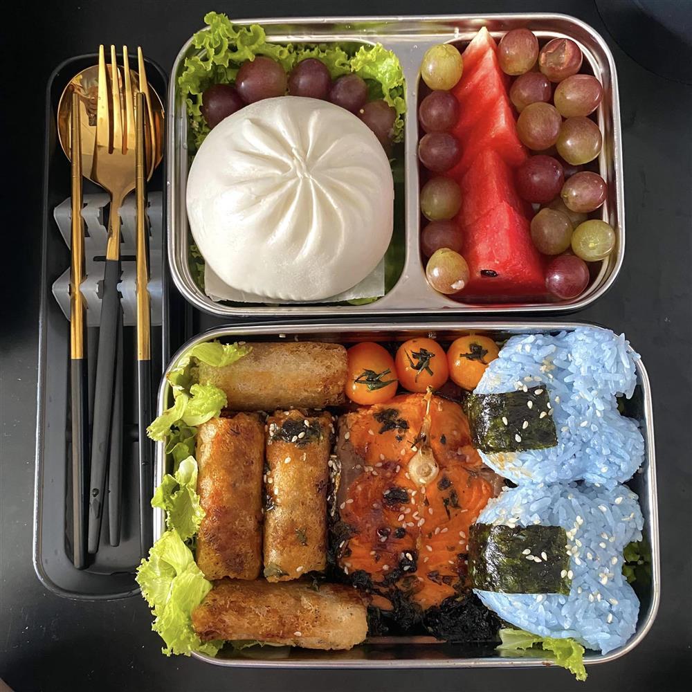 Loạt hộp cơm mang đi làm đẹp như truyện tranh của cô nàng 10x-4