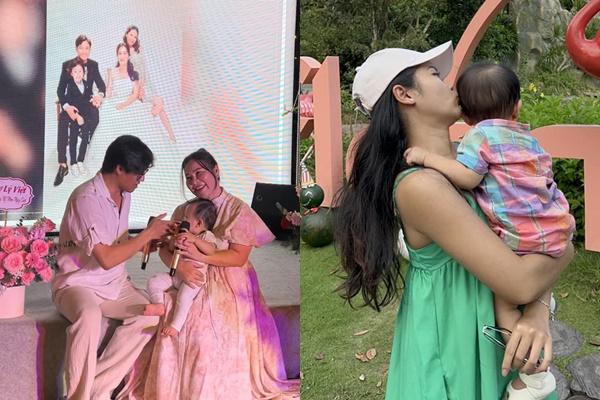 Vợ Quý Bình hiếm hoi khoe quý tử, ngoại hình cực yêu-8