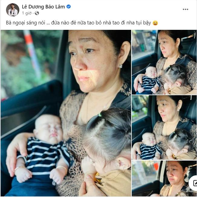 Mẹ vợ Lê Dương Bảo Lâm chọc bỏ nhà đi nếu con đẻ tiếp
