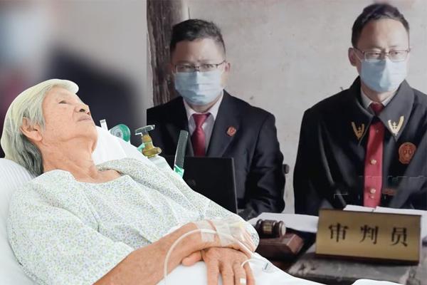 Mẹ già nằm liệt trong viện kiện 3 con trai vì không ai chịu chăm sóc-1