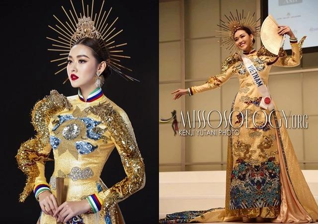 Phương Anh thi trang phục dân tộc tại CK Miss International 2022-6