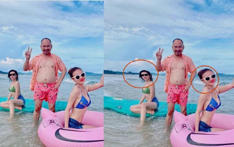 Thúy Ngân lộ khuyết điểm trong ảnh bị tag chụp cùng Lan Ngọc-5