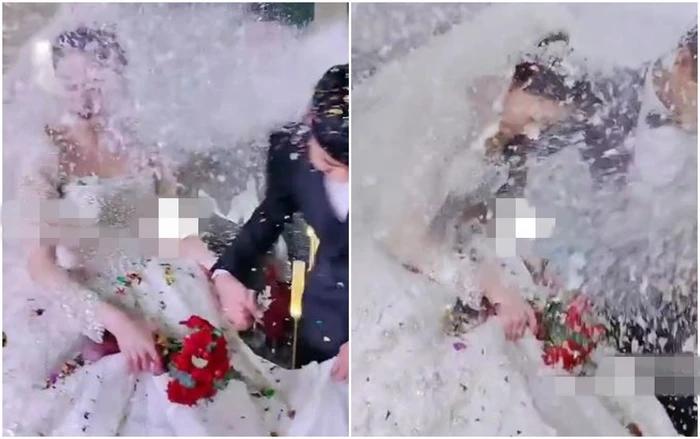 Cô dâu chú rể mệt mỏi trong ngày cưới chỉ vì đám bạn quá khích-2