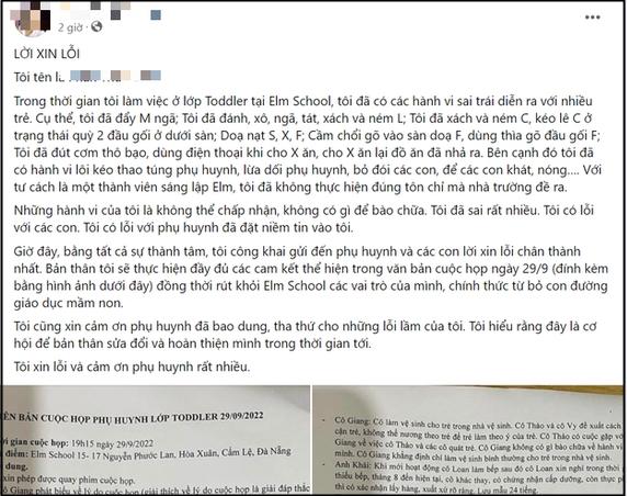 Diễn biến vụ cô giáo tát, ném trẻ, cho ăn lại đồ nhả ra ở Đà Nẵng-3