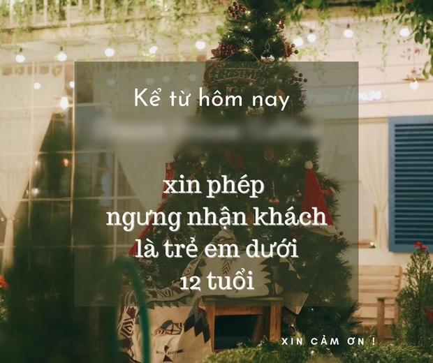 Xôn xao quán cà phê ở Đà Nẵng dán thông báo miễn tiếp trẻ em-2