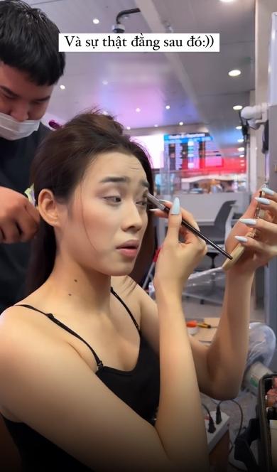 Đỗ Thị Hà tự make up giữa sân bay, bị thi cử dí sát cuối nhiệm kỳ-3