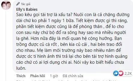 Elly Trần đáp trả công kích khi xin tài trợ quần áo cho con-9