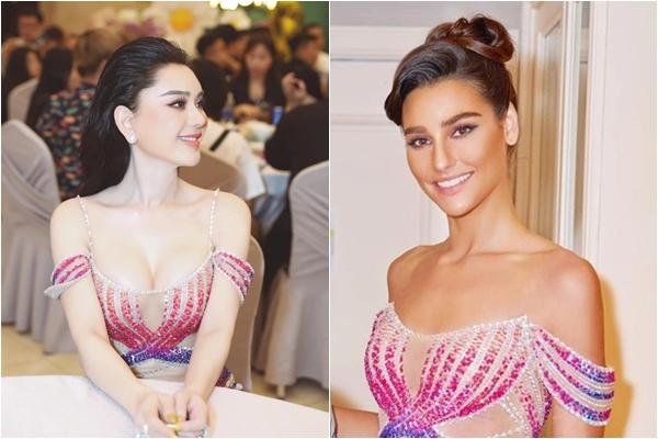 Lâm Khánh Chi lấn át cả Miss Earth 2020 khi đụng hàng-6