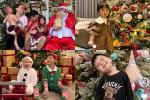 Biểu cảm trái ngược của các nhóc tỳ nhà sao Việt khi đón Noel