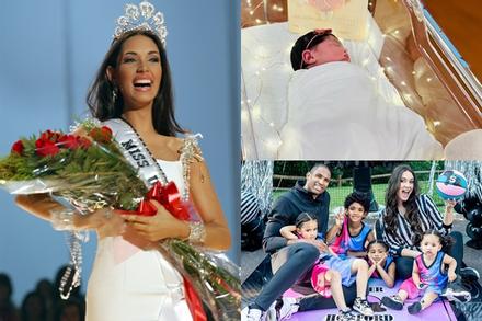 Miss Universe tuyệt sắc tiếp tục lâm bồn, 7 năm sinh 5 con