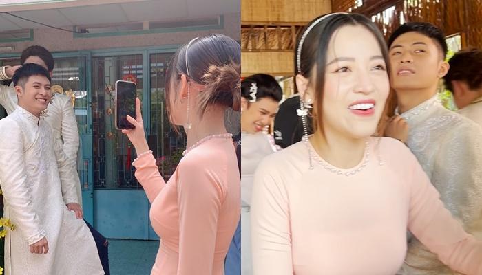 Lộ ảnh Gin Tuấn Kiệt mê mệt Puka chốn hậu trường-3