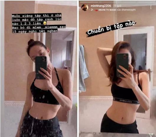 Minh Hằng gây lo lắng vì hình thể ngày càng gầy, tay chân khẳng khiu-13