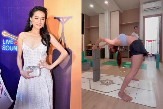 Nhã Phương tăng cân: Vóc dáng khẳng khiu que củi giờ ra sao?