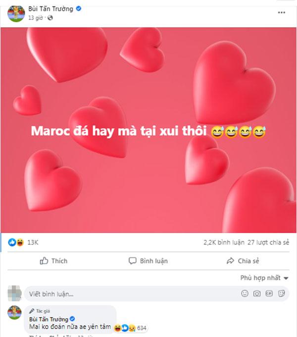 Tấn Trường số nhọ, đoán World Cup đội nào thắng, đội đó thua thảm-6