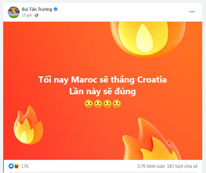 Tấn Trường số nhọ, đoán World Cup đội nào thắng, đội đó thua thảm-5