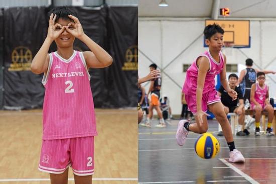 Con trai Lệ Quyên chơi bóng rổ, loạt ảnh điển trai gây sốt