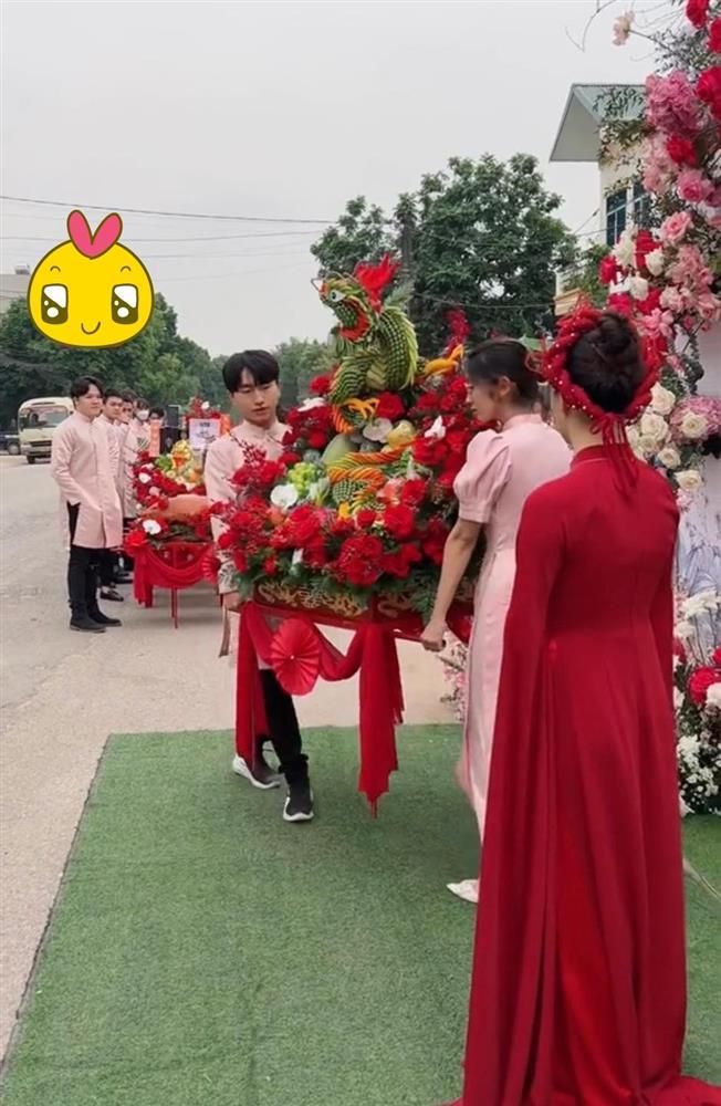 Choáng váng dàn tráp ăn hỏi bê sái tay của cô dâu Bắc Giang-3