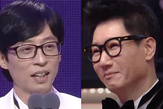 Yoo Jae Suk xin lỗi Ji Suk Jin vì 'cướp' daesang SBS Entertainment Awards?