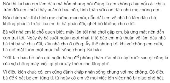 Con dâu đẻ được 10 ngày, mẹ chồng bắt dậy tự nấu nướng-1