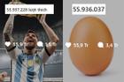 HOT: Messi 'đánh bại' quả trứng, phá mọi kỷ lục Instagram