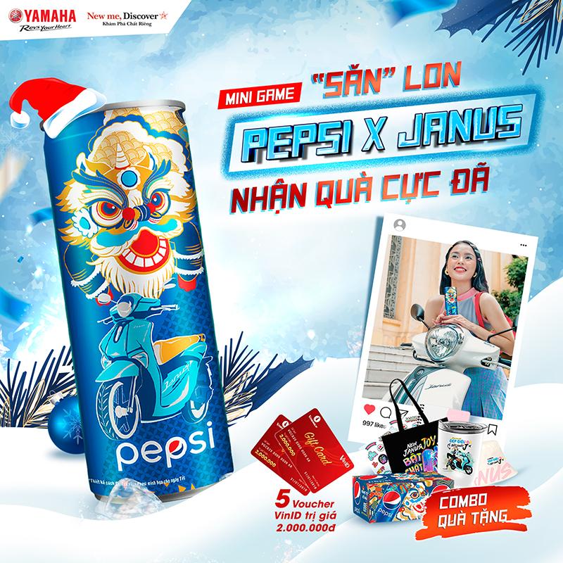 Giới trẻ nô nức săn lon Pepsi x Janus nhận quà ‘khủng’-1