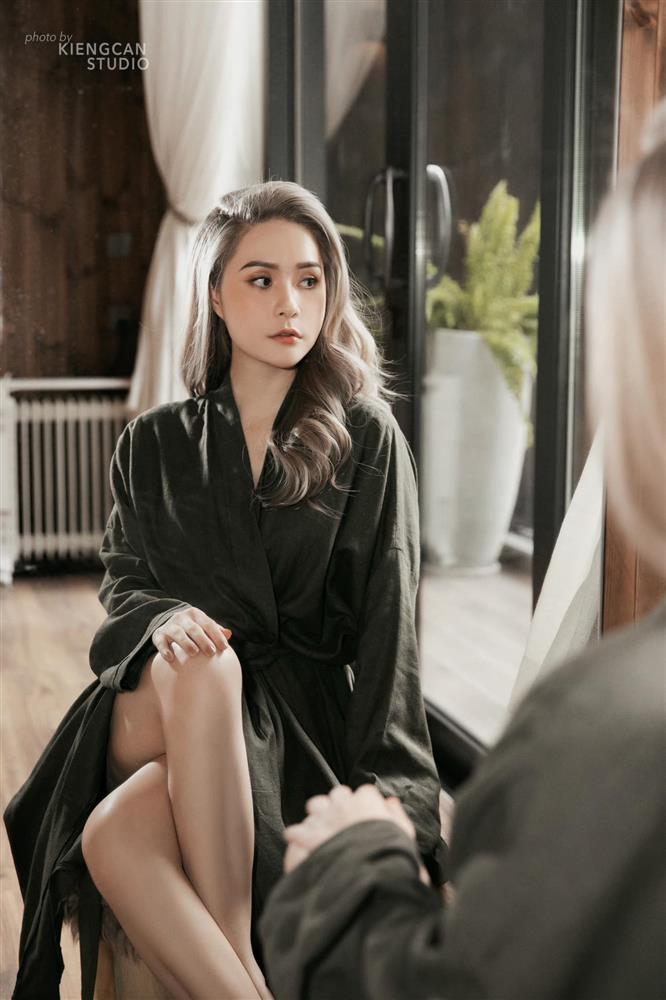 Đoàn Di Băng mặc váy cưới gợi cảm, nhan sắc ảnh bị tag ra sao?-1