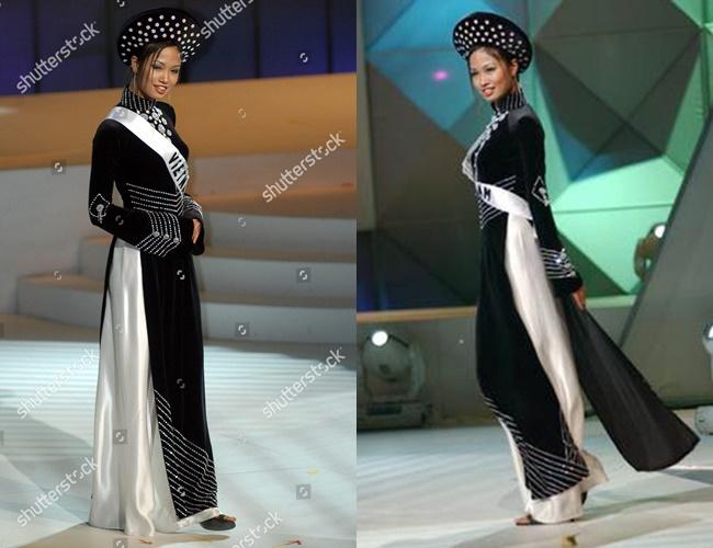 15 quốc phục Việt tại Miss Universe: Bộ Ngọc Châu đẹp nhất?-1