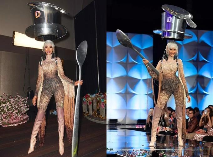 15 quốc phục Việt tại Miss Universe: Bộ Ngọc Châu đẹp nhất?-12