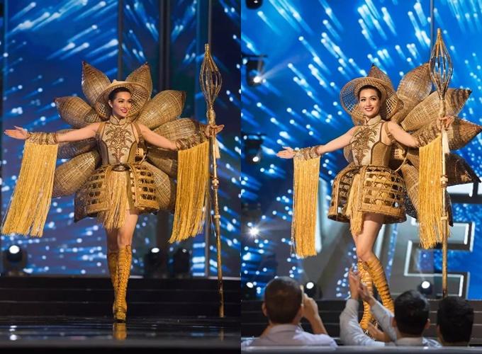 15 quốc phục Việt tại Miss Universe: Bộ Ngọc Châu đẹp nhất?-9