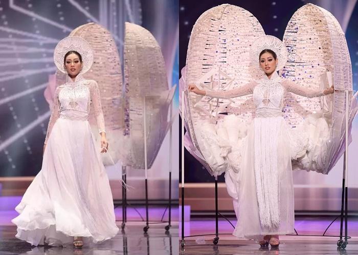 15 quốc phục Việt tại Miss Universe: Bộ Ngọc Châu đẹp nhất?-13