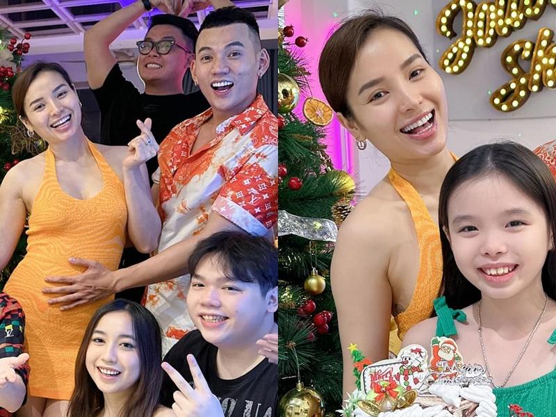 Bà bầu Phương Trinh Jolie lộ nhan sắc thật trong ảnh không chỉnh-3