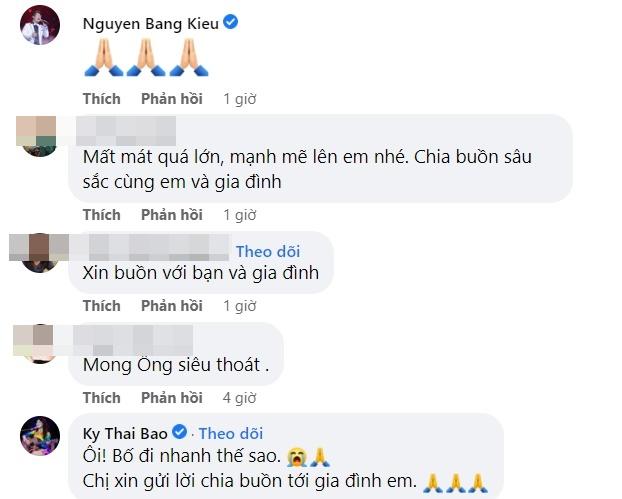 Chí Trung phủ màu đen khi bố bạn gái qua đời, dàn sao chia buồn-4