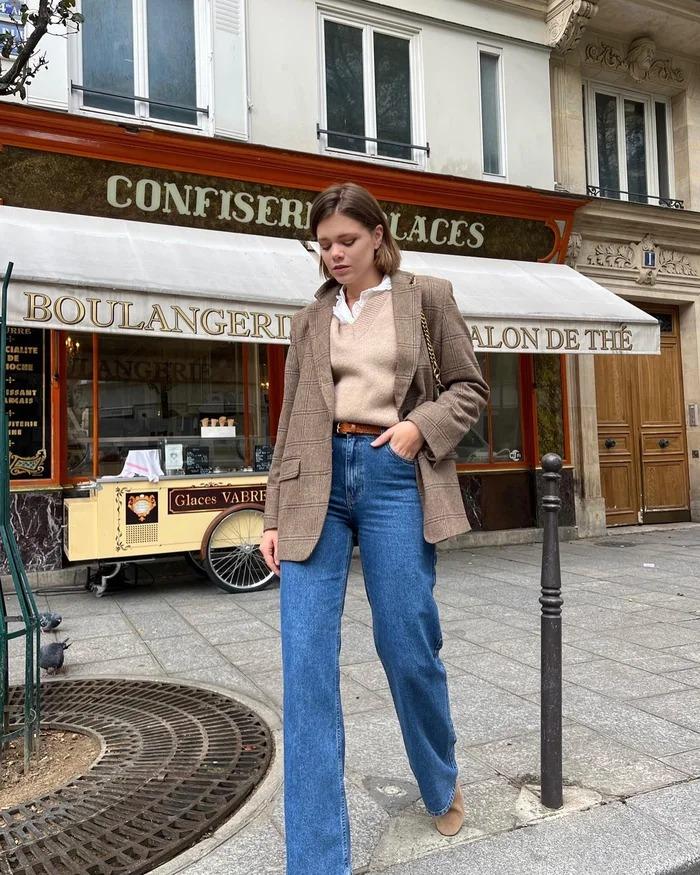 10 cách diện quần jeans nổi bật của phụ nữ Pháp-1