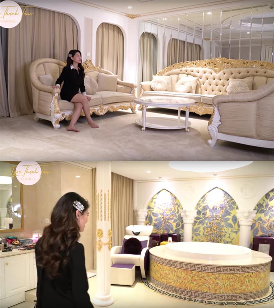 Chói mắt giáng sinh ở penthouse dát vàng 650m2 của Ngọc Thanh Tâm-7