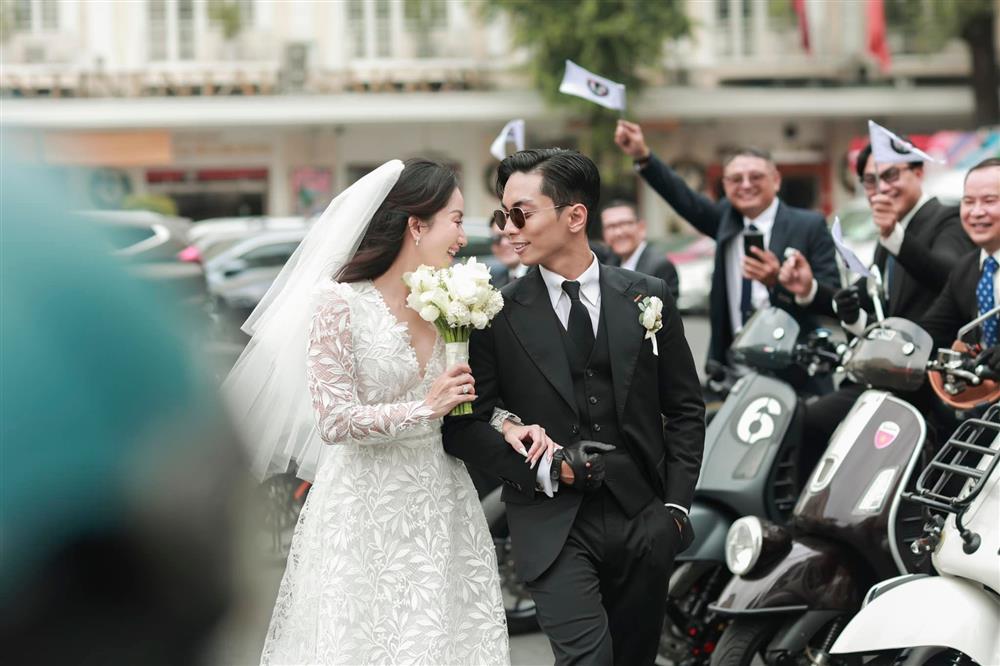 Khánh Thi theo chàng về dinh cùng dàn xe hùng hậu-13