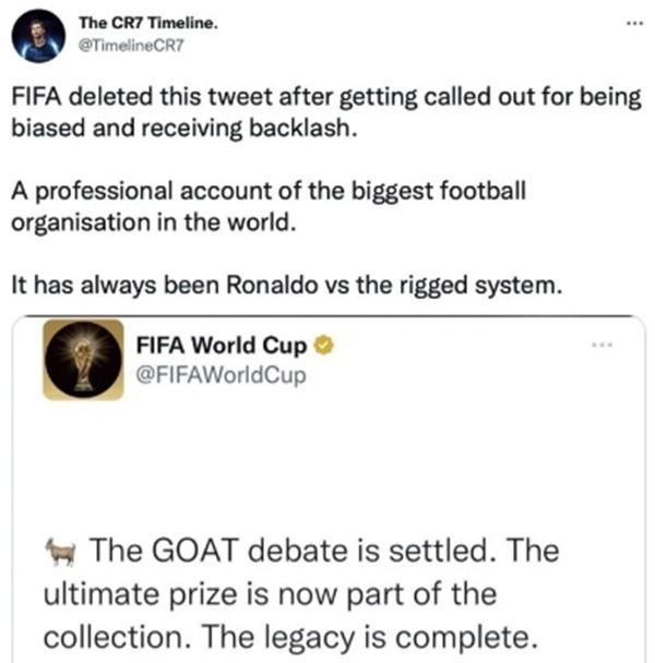 FIFA đăng gì về Messi mà bị fan Ronaldo phản đối phải xóa bài?-2
