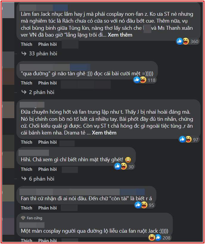 Kéo Sơn Tùng để đòi công bằng cho thần tượng, fan Jack bị mắng-3