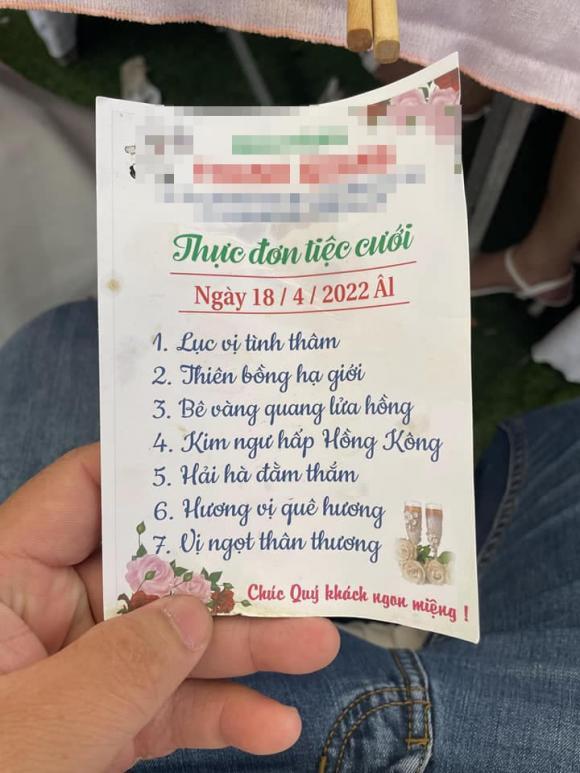 Độc lạ với cách đặt tên món ăn trong thực đơn tại một đám cưới-5